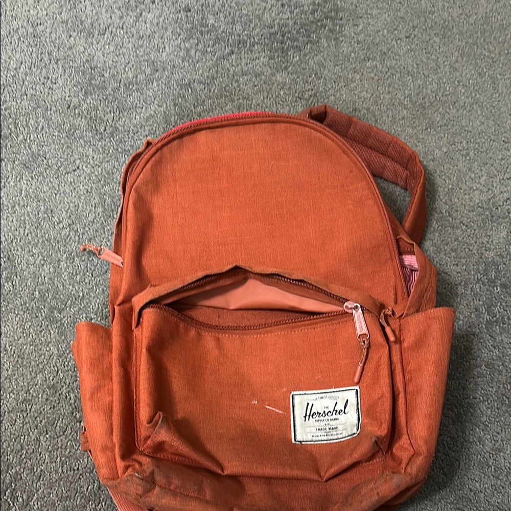 Herschel Supply Company Orange Backpack Classic Design Durable